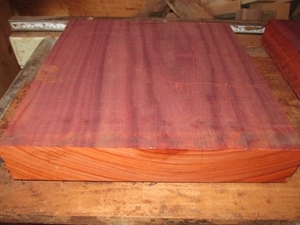 Kiln Dried Padauk Platter Blank 12&quot; X 12&quot; X 2&quot;