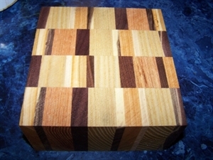 ONE (1) SUPER LAMINATED BOWL BLANK 6 X 6 X 3&quot;
