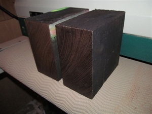 One Exotic Wenge Bowl Blank 6&quot; X 6&quot; X 3&quot;