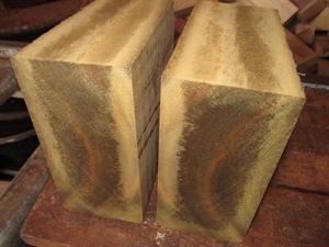 Two Greenheart Bowl Blanks 6&quot; X 6&quot; X 3&quot;