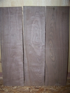 3 THIN SANDED WALNUT 46&quot; X 6&quot; X 1/4&quot;