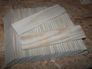 36 THIN SASSAFRAS 12&quot; X 3&quot; X 1/4&quot;