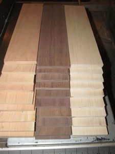 Multipak 21 KD Sanded Walnut Cherry Maple Thins 12&quot; X 3&quot; X 1/8&quot;