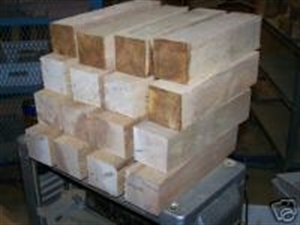 16 CLEAR MAPLE TURNING BLANKS 3 X 3 X 12