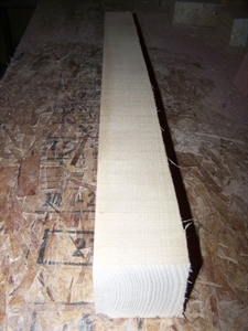 KILN DRIED WHITE ASH BASEBALL BAT BLANK 3&quot; X 3&quot; X 36&quot;