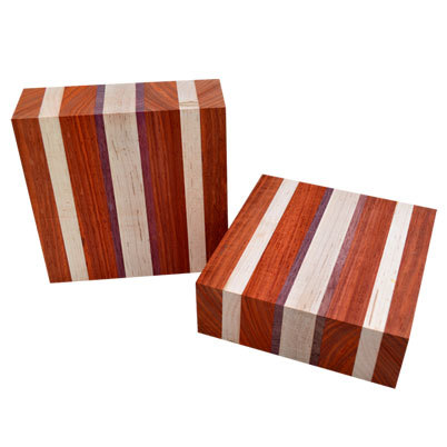 ONE PADAUK / MAPLE LAMINATED 6 X 6 X 3