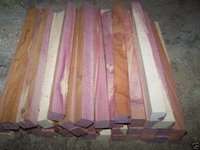 20 EASTERN RED CEDAR LONG PEN BLANKS SPINDLES