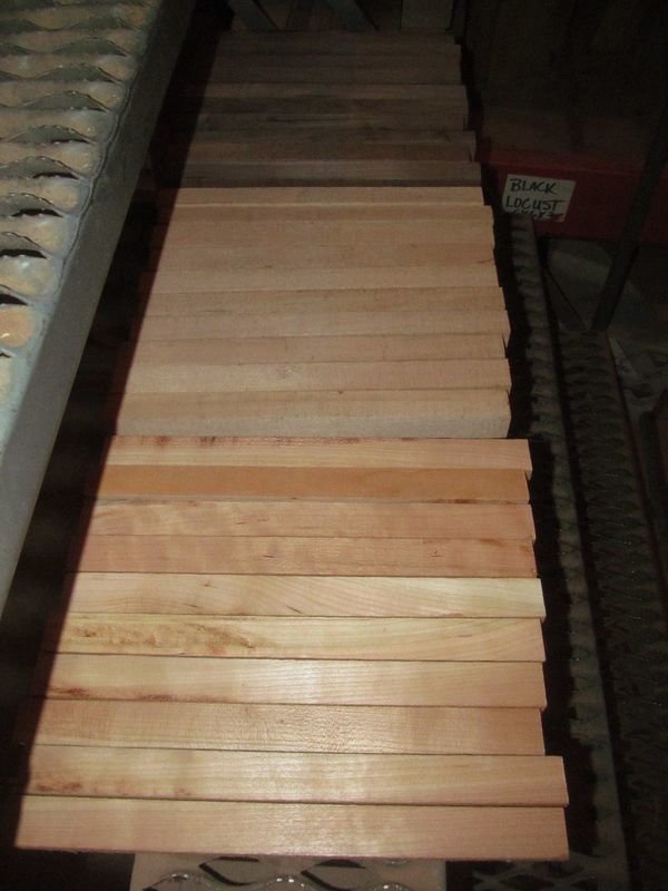 MULTIPAK THIRTY (30) 12&quot; LONG PEN LATHE BLANKS 1 X 1 X 12&quot; WALNUT, MAPLE, CHERRY