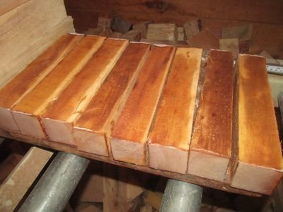 8 RED RIVER BIRCH TURNING BLANKS 2 X 2 X 11&quot;