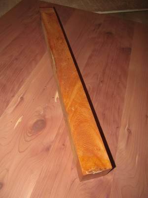Beautiful Exotic Yellowheart Turning Blanks 2 X 2 X 24