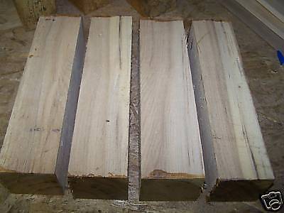 4 HICKORY TURNING BLANKS 3&quot; X 3&quot; X 12&quot;