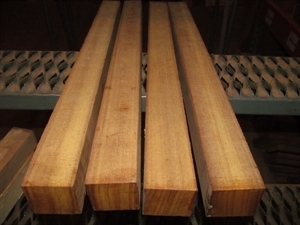 SEVEN Exotic Iroko Turning Blanks 2 X 2 X 11&quot;
