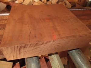 Large Kiln Dried Sapele Bowl Blank 10 X 10 X 3&quot;