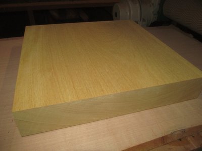 Beautiful Kiln Dried Yellowheart Platter Blank 12&quot; X 12&quot; X 2&quot;