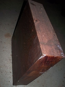Large Kiln Dried Purpleheart Platter Blank 14&quot; X 14&quot; X 2&quot;