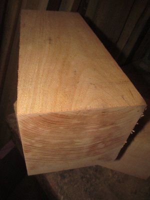 LARGE CHERRY VESSEL VASE BLANKS 6 X 6 X 12&quot;