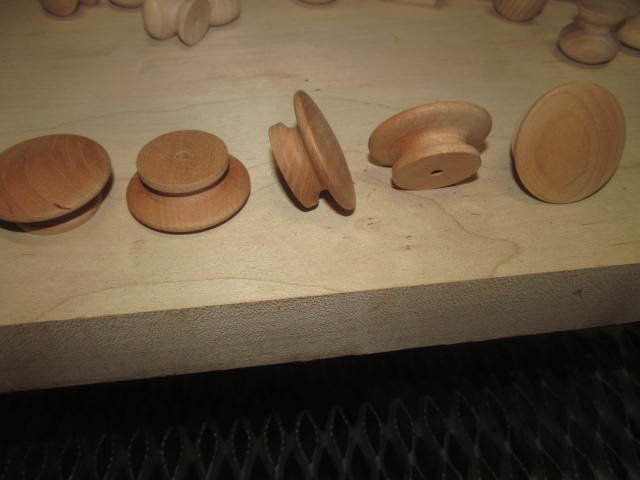10 FACTORY NEW CHERRY 2&quot; UNFINISHED KNOBS / PULLS KA