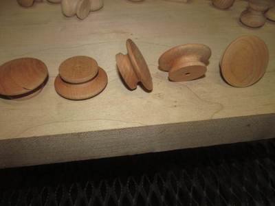 10 FACTORY NEW CHERRY 2&quot; UNFINISHED KNOBS / PULLS KA