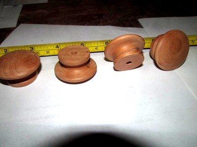 10 FACTORY NEW CHERRY 1 &quot; FINISHED KNOBS / PULLS KP
