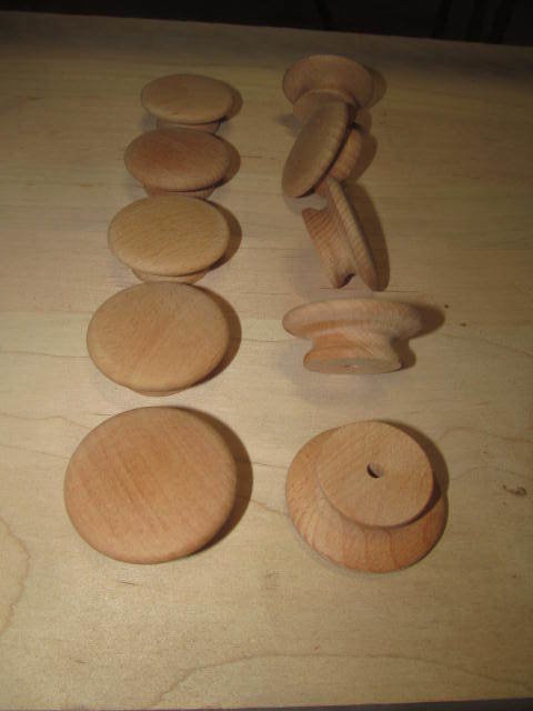 10 FACTORY NEW BEECH 2&quot; UNFINISHED KNOBS / PULLS K4