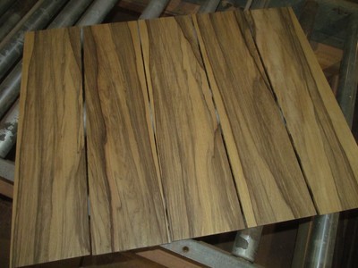 4 PIECES KILN DRIED SANDED BLACK LIMBA 24 X 6 X 1/4&quot;
