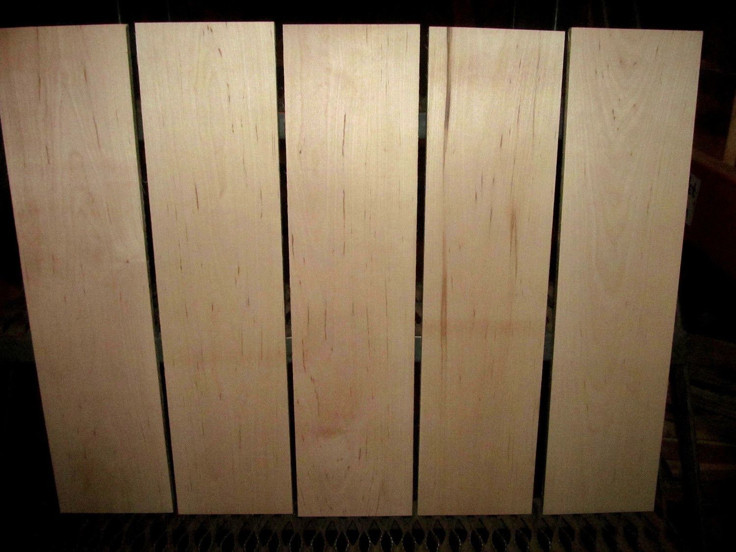 10 PIECES KILN DRIED SANDED BIRCH 24 X 3 X 1/8&quot;