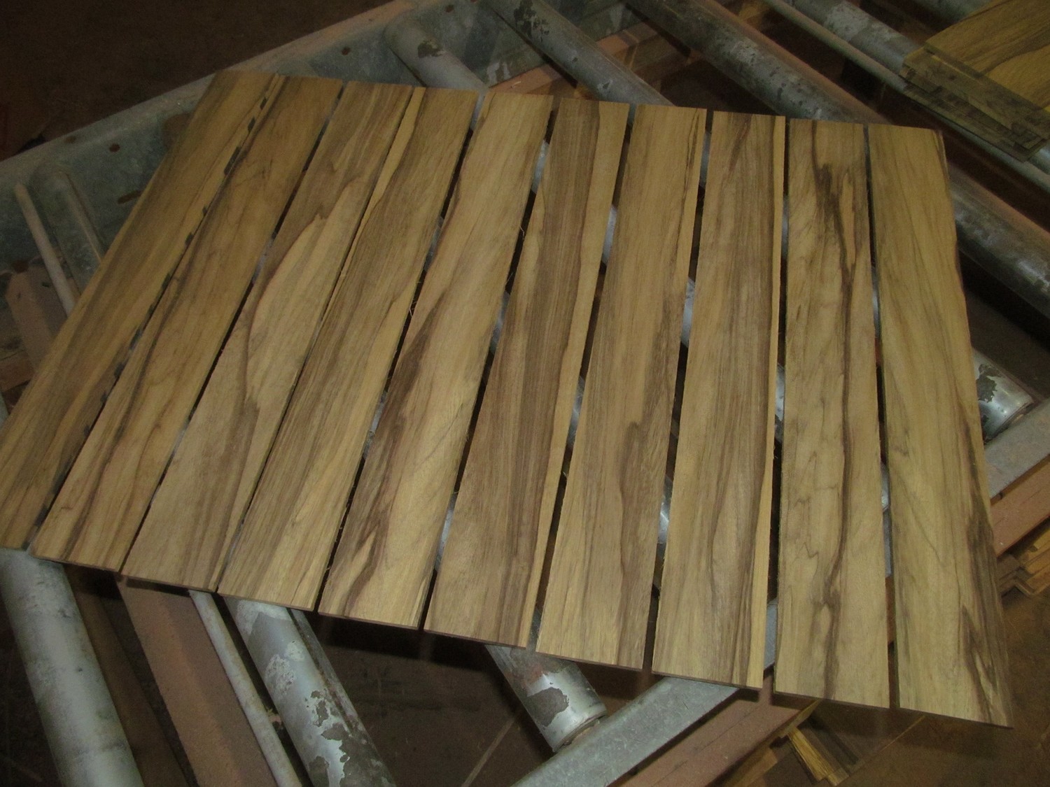 10 PIECES KILN DRIED SANDED BLACK LIMBA 24 X 3 X 1/4&quot;