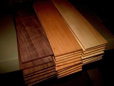 Multipak 12 Kiln Dried Walnut Cherry Maple Thins 24&quot; X 3&quot; X 1/4&quot;