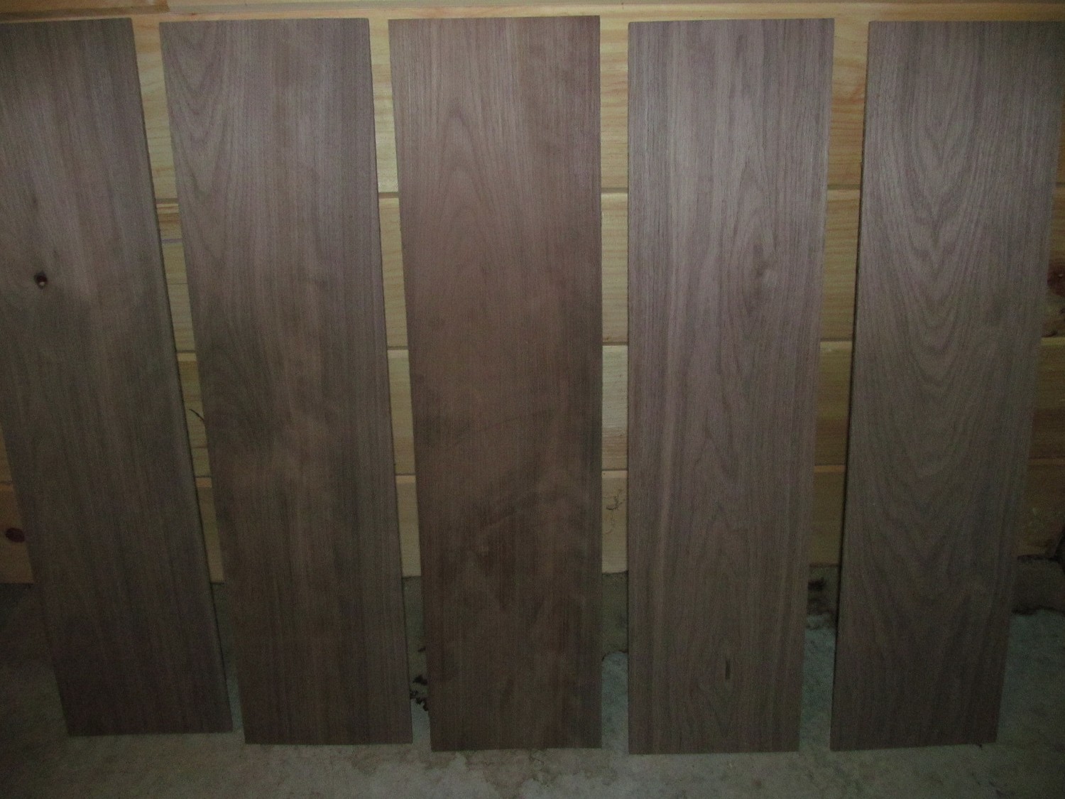 15 Kiln Dried, Sanded, Walnut Thins 12 X 4 X 1/8&quot;