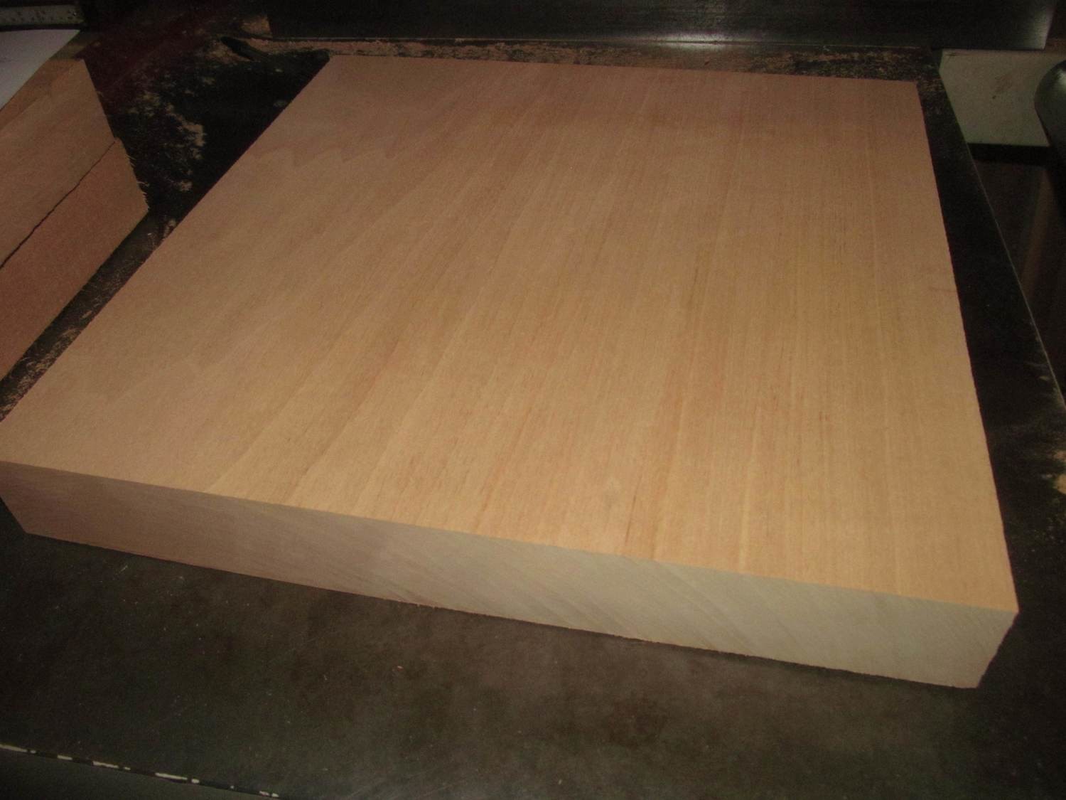 HUGE KILN DRIED ANIEGRE BOWL/PLATTER BLANK 6&quot; X 6&quot; X 2&quot;