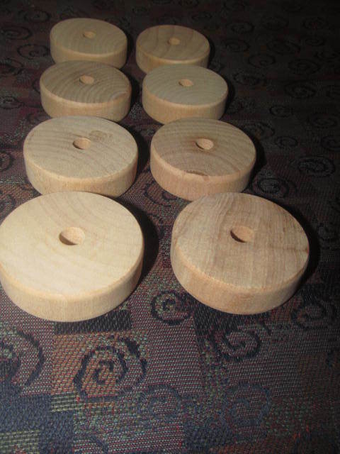 20 PIECES ROUND TOY WHEELS 2 1/4&quot;