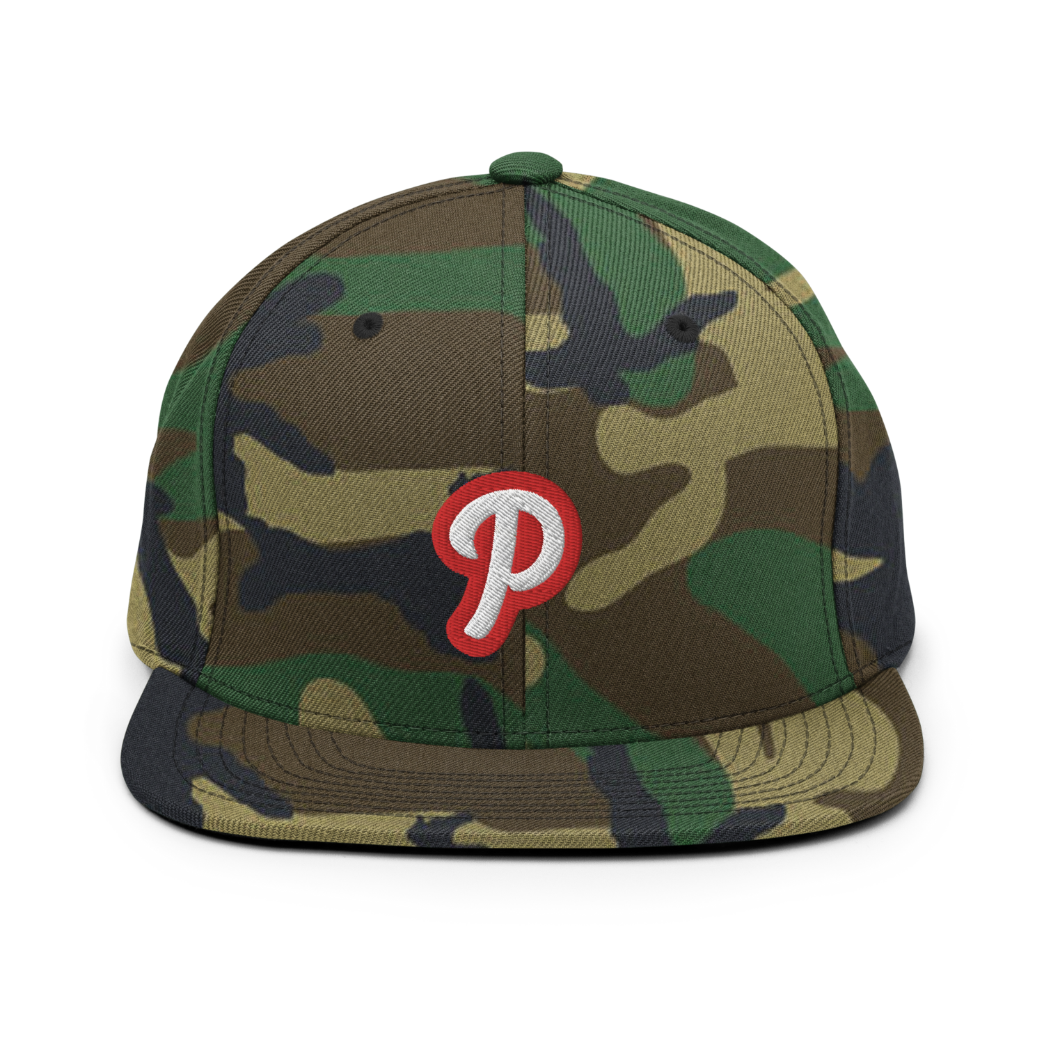 Big P Sports Camo Snapback Hat