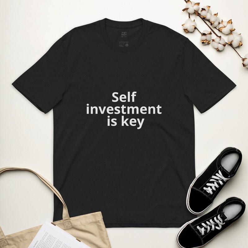 Self Investment Unisex Recycled T-shirt
