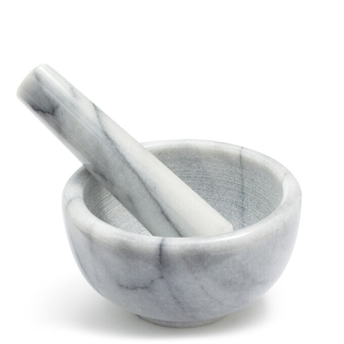 White Marble Mortar & Pestle
