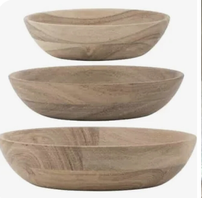 Acacia Wood Bowl