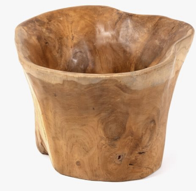 Outdoor Teak Root Decorative Bowl