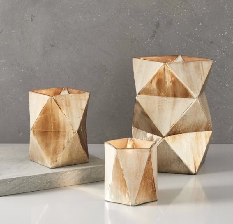 Prism Mercury Vases & Candleholders