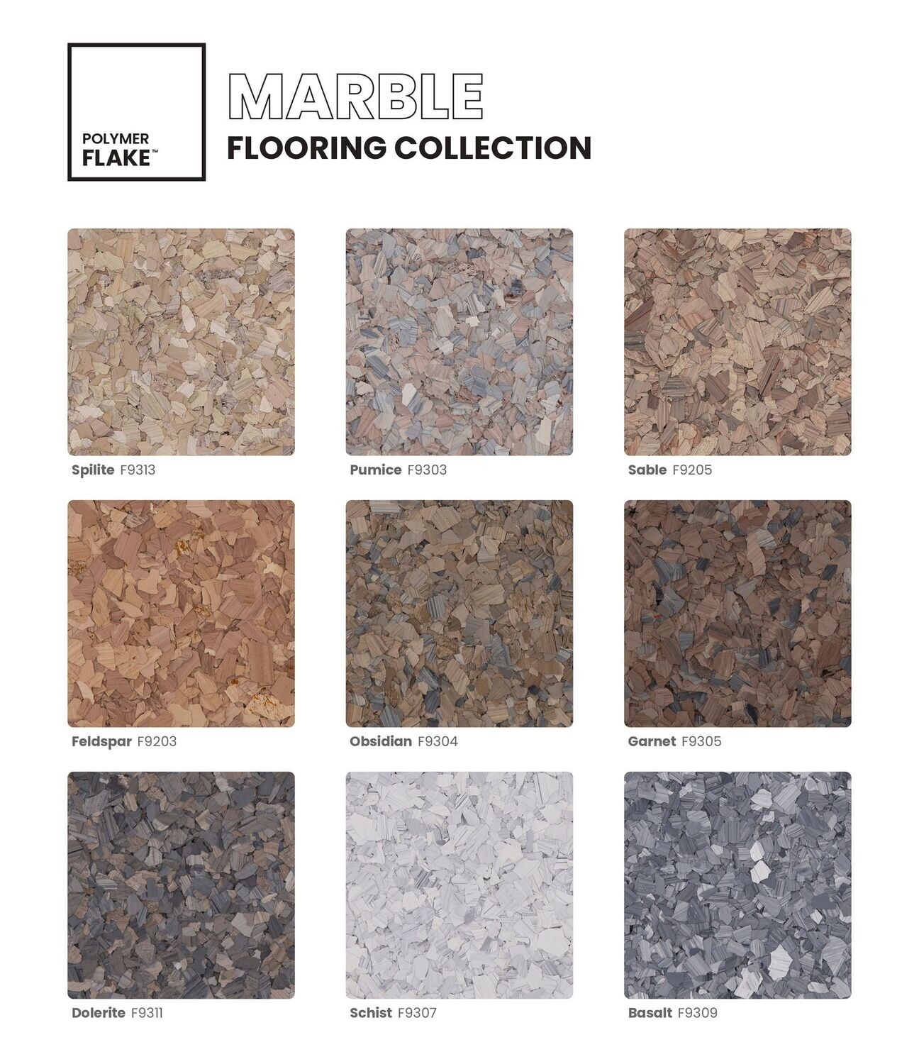 Torginol Vinyl Flake - Marble Collection