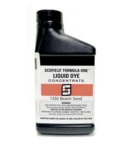 Scofield Formula One Liquid Dye - 1 Gallon