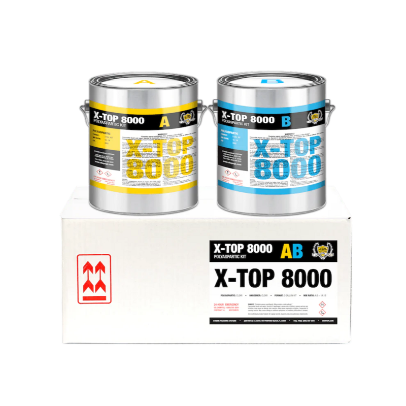 XPS X-Top 8000 Polyaspartic Resin Coating