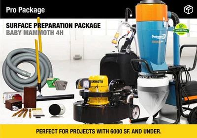 Baby Mammoth (4H) Surface Prep Equipment Package