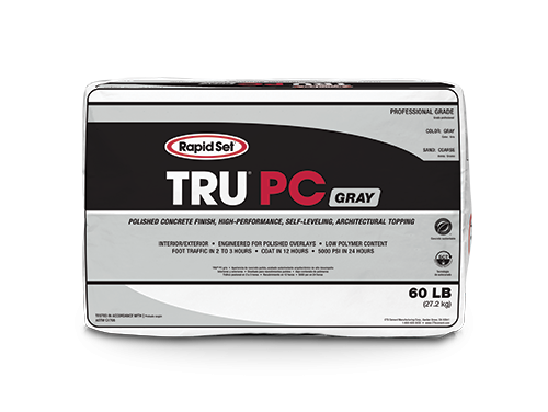 Rapid Set TRU PC Overlay Topping