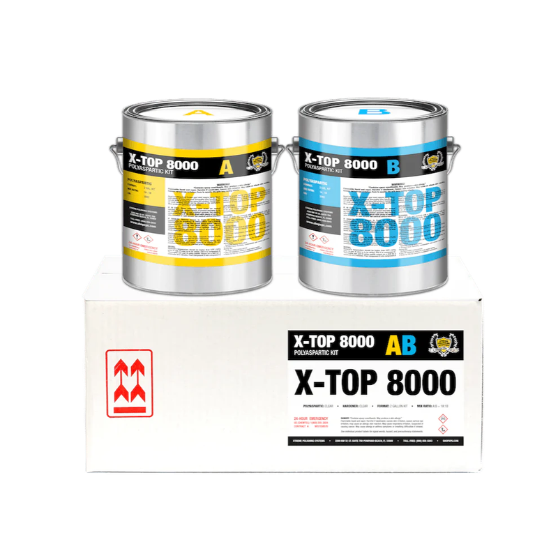 XPS X-Top 8000 Polyaspartic Resin Coating