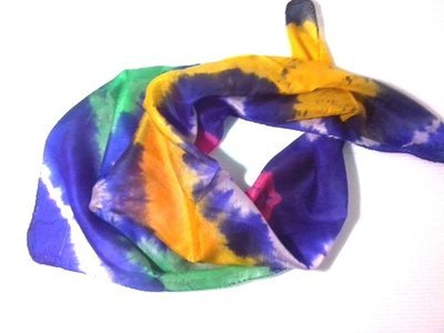 Printed Square Scarf 100% pure silk