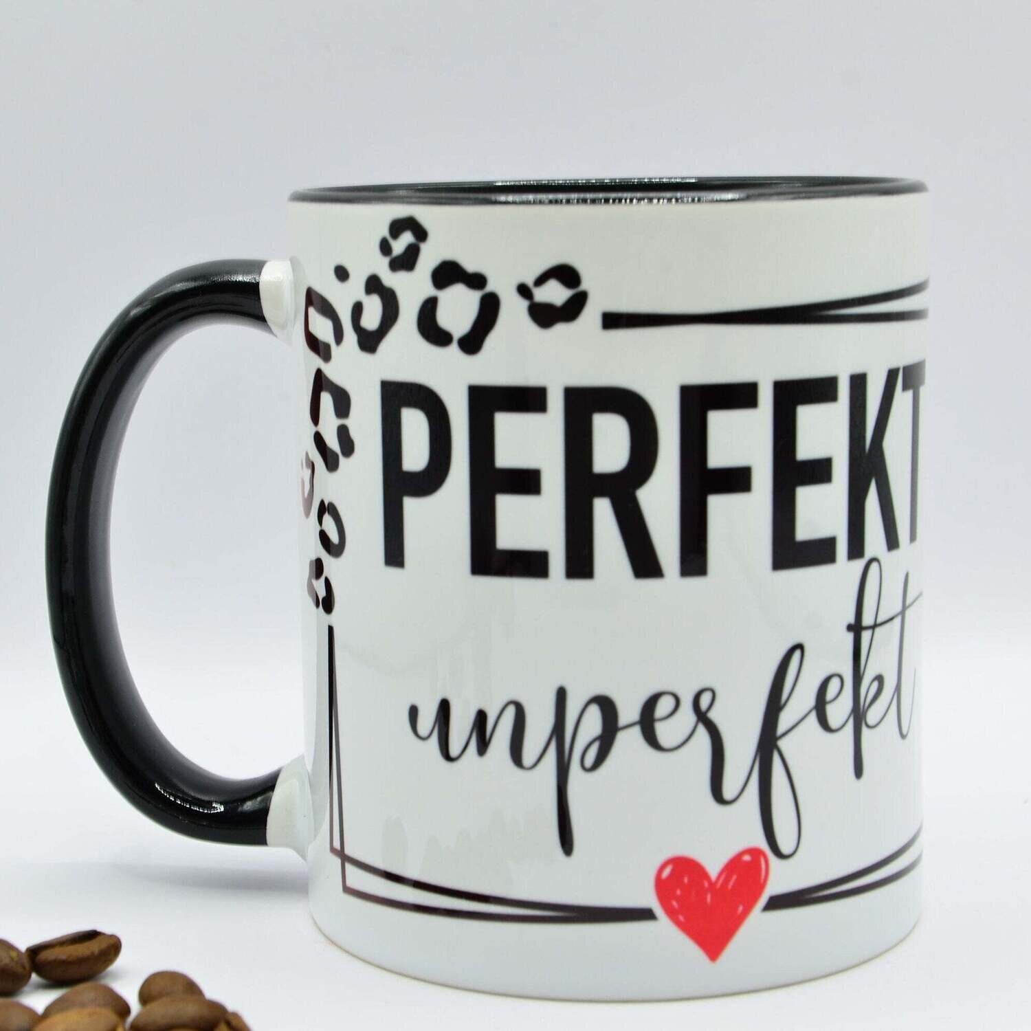 Tasse Motiv "Perfekt/Unperfekt" Farbige Tasse Geschenk personalisiert individualisiert Geschenk