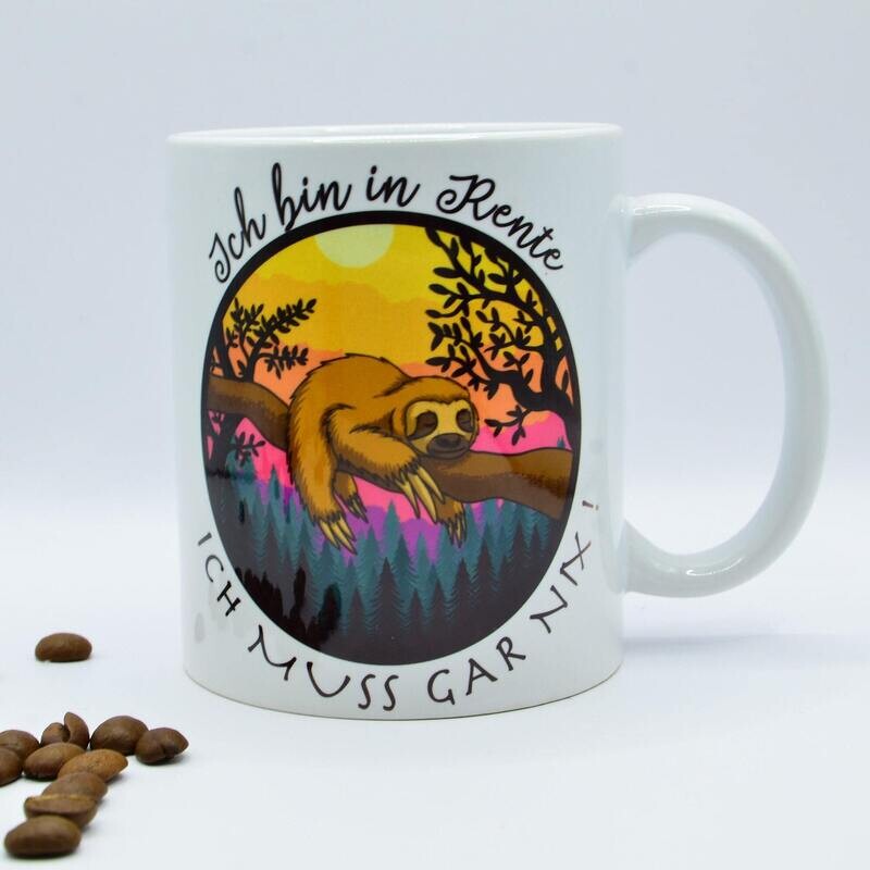 Tasse personalisierbar Rente  Tasse Geschenk zur Rente Ruhestand personalisiert individualisiert Geschenk  tasse keramik Deko tasse