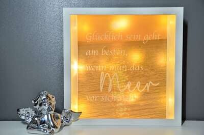 Beleuchteter Rahmen mit Foto Beleuchteter Bilderrahmen Bilderrahmen Beleuchtet Paare Geschenk. Personalisierte Geschenke , Hochzeit