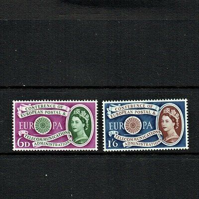 GB QUEEN ELIZABETH II 1960, EUROPA (C.E.P.T.) SET, Mi341-342, SG621-622, MNH