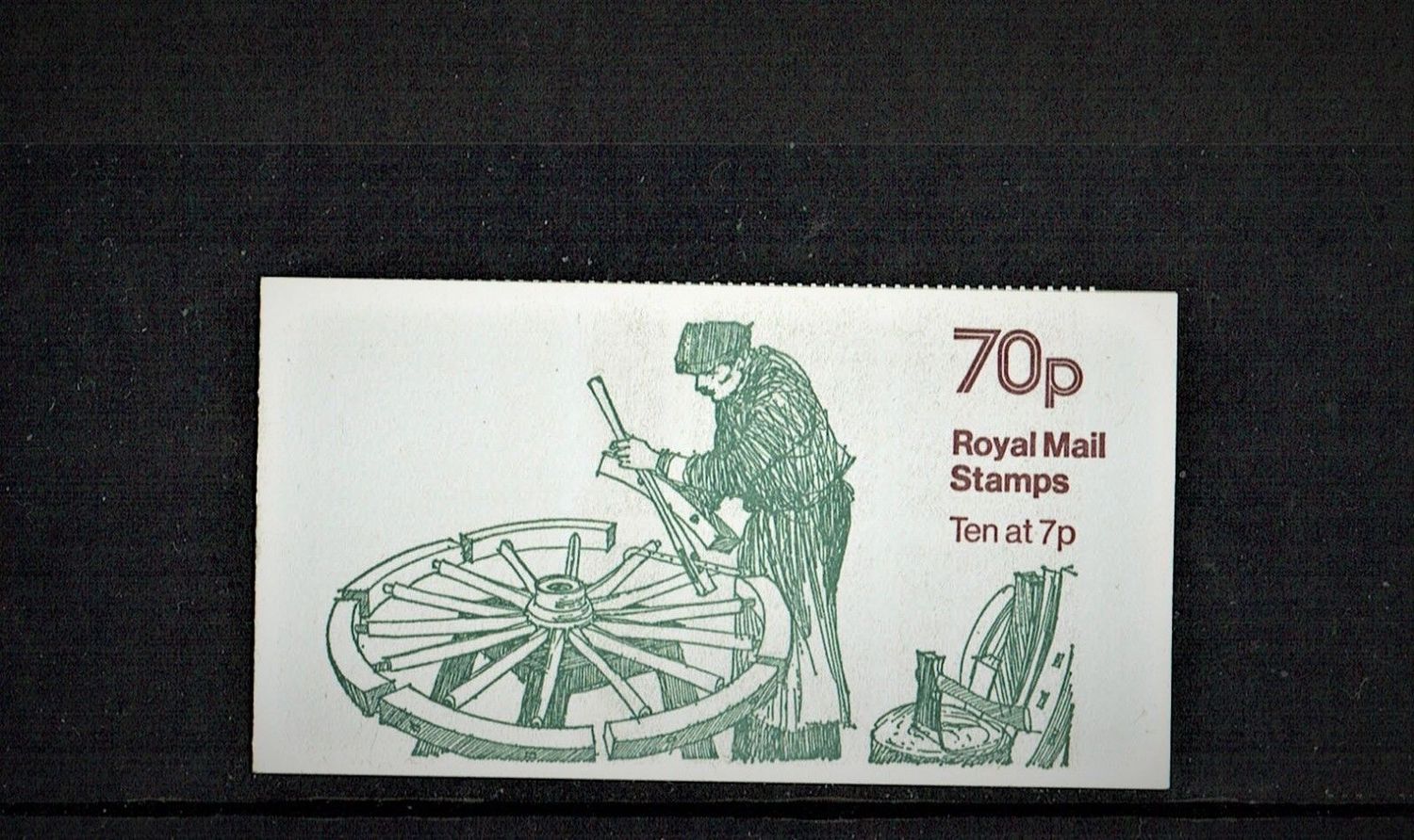 GB QUEEN ELIZABETH II 1977 COUNTRY CRAFTS SERIES STAMPS BOOKLET SGFD5 MNH