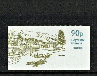 GB QUEEN ELIZABETH II 1978 BRITISH CANALS SERIES STAMPS BOOKLET SGFG5 MNH